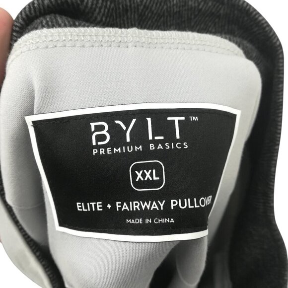 BYLT Elite Fairway Pullover Performance Golf  1/4 Zip Jacket Size XXL Gray New - Picture 14 of 14
